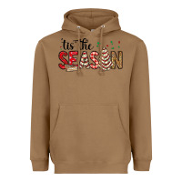 Toasted Coconut tis the season christmas debbie cake Heavyweight Hoodie - MaliasSmallBusiness