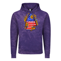 Cloud Purple American flag arrowhead Vintage Hoodie - Neo Western
