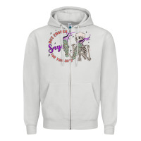 Dove Grey not enough sage for this sht Zipper Hoodie - MaliasSmallBusiness