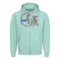 Seafoam not enough sage for this sht Zipper Hoodie - MaliasSmallBusiness