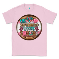Bubblegum Pink nurse round earrings 1 Classic Tee - BundleAndBundleShop