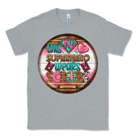 Heather Grey nurse round earrings 1 Classic Tee - BundleAndBundleShop