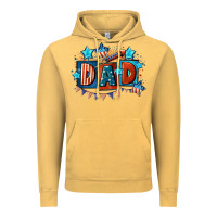Vintage Mustard American Dad  4th of july Vintage Hoodie - CowGirlArtShop