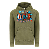 Vintage Olive American Dad  4th of july Vintage Hoodie - CowGirlArtShop