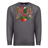 Charcoal Heather tinsel tits Premium Sweatshirt - MaliasSmallBusiness