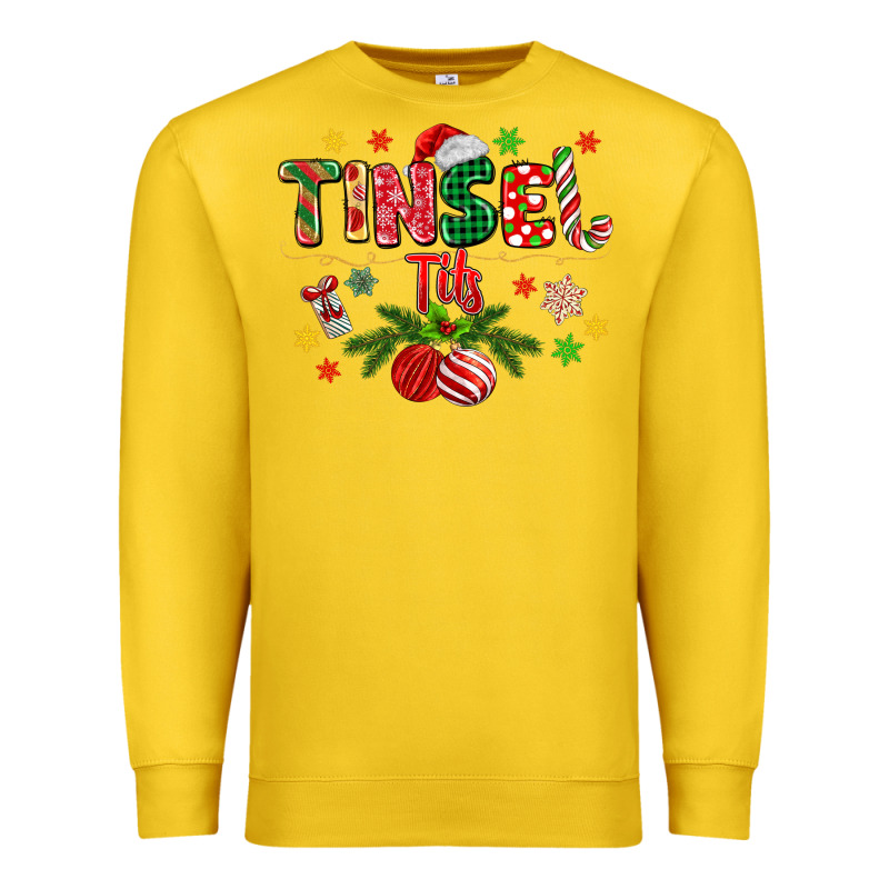 Tinsel Tits Premium Sweatshirt by MaliasSmallBusiness | Teevron