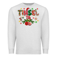Oatmeal Heather tinsel tits Premium Sweatshirt - MaliasSmallBusiness