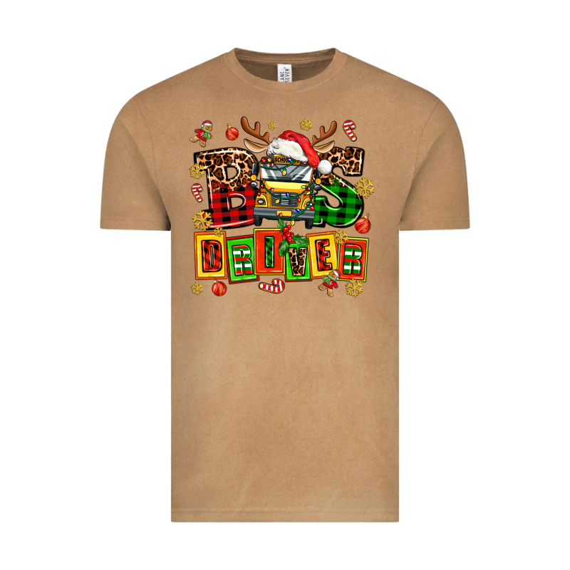 Bus Driver Chrıstmas Vintage Tee by AdoDesignShop | Teevron