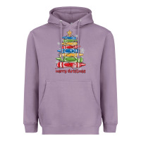 Lavender crayons tree christmas Heavyweight Hoodie - MaliasSmallBusiness