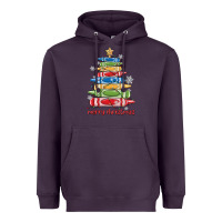 Plum crayons tree christmas Heavyweight Hoodie - MaliasSmallBusiness