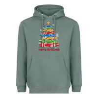 Sage crayons tree christmas Heavyweight Hoodie - MaliasSmallBusiness