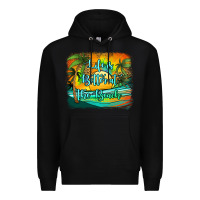 Black life is better at the beach Premium Hoodie - Jasminsmagicworld
