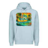 Blue Mist life is better at the beach Premium Hoodie - Jasminsmagicworld
