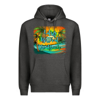 Charcoal Heather life is better at the beach Premium Hoodie - Jasminsmagicworld