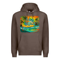 Coffee life is better at the beach Premium Hoodie - Jasminsmagicworld