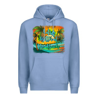 Colony Blue life is better at the beach Premium Hoodie - Jasminsmagicworld