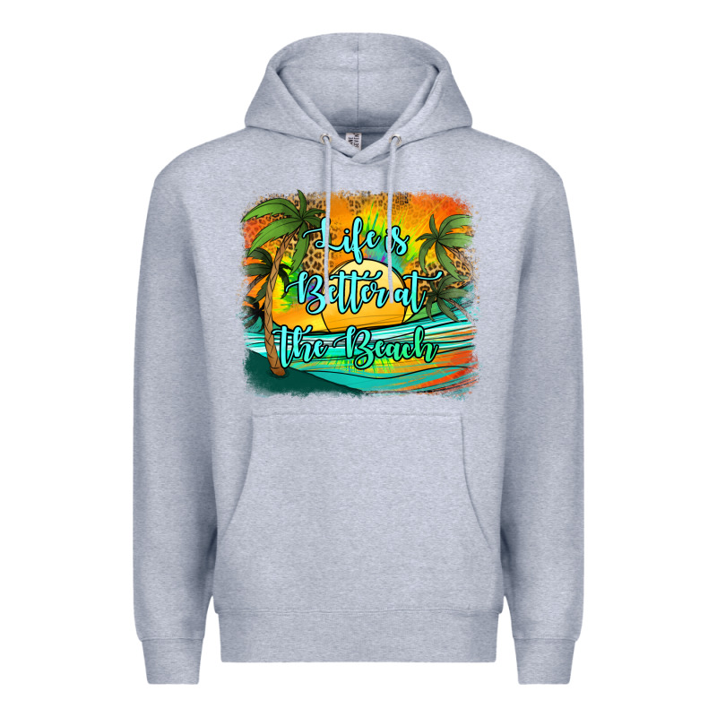 Life Is Better At The Beach Premium Hoodie by Jasminsmagicworld | Teevron