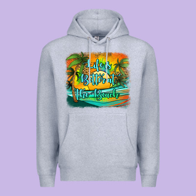 Life Is Better At The Beach Premium Hoodie Designed By Jasminsmagicworld