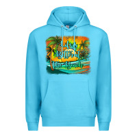 Ocean Blue life is better at the beach Premium Hoodie - Jasminsmagicworld