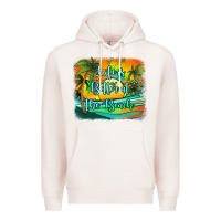 Pale Pink life is better at the beach Premium Hoodie - Jasminsmagicworld