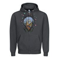 Smoke compass with mountain Zipper Hoodie - MaliasSmallBusiness