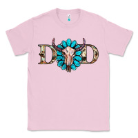 Bubblegum Pink western dad with gemstone and skull Classic Tee - RanaPortraitStore