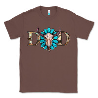 Chestnut western dad with gemstone and skull Classic Tee - RanaPortraitStore
