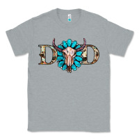 Heather Grey western dad with gemstone and skull Classic Tee - RanaPortraitStore