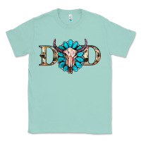 Seafoam western dad with gemstone and skull Classic Tee - RanaPortraitStore