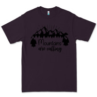 Plum Mountains Premium Tee - Unal Design