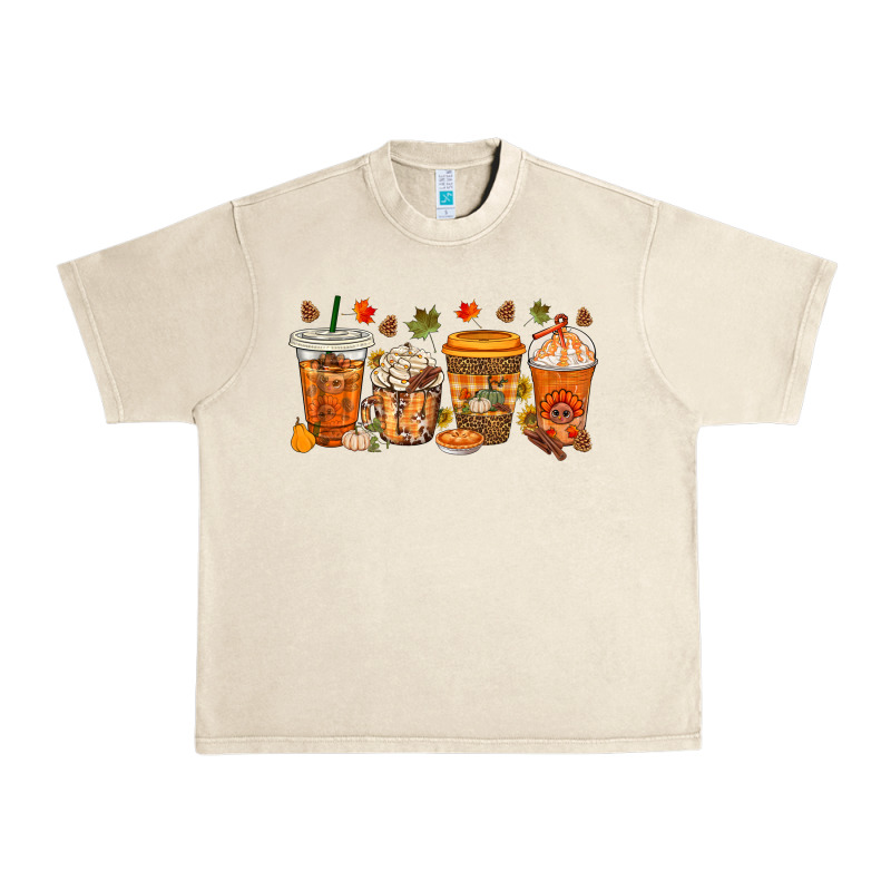 Western Thanksgiving Coffee Cups Bbs Urban Heavy Tee by BundleAndBundleShop | Teevron