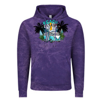 Cloud Purple beach please Vintage Hoodie - SublimationCraftShop
