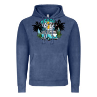 Vintage Denim beach please Vintage Hoodie - SublimationCraftShop