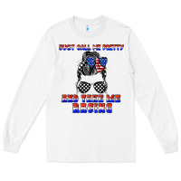 White just call me pretty and take me racing Long Sleeve Tee - JahusDesignShop