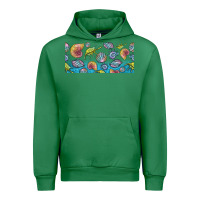 Emerald sea shells Urban Hoodie - TumblerDesignByShophia