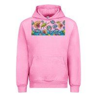 Fuchsia Pink sea shells Urban Hoodie - TumblerDesignByShophia