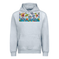 Heather Grey sea shells Urban Hoodie - TumblerDesignByShophia