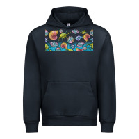 Navy sea shells Urban Hoodie - TumblerDesignByShophia