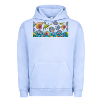 Pigment Grape Ice sea shells Urban Hoodie - TumblerDesignByShophia