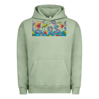 Pigment Oil Green sea shells Urban Hoodie - TumblerDesignByShophia