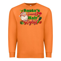Carrot santas favorite hair stylist Premium Sweatshirt - MaliasSmallBusiness