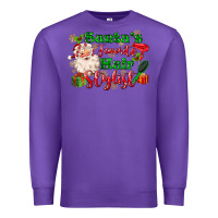 Purple santas favorite hair stylist Premium Sweatshirt - MaliasSmallBusiness