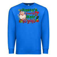 True Royal santas favorite hair stylist Premium Sweatshirt - MaliasSmallBusiness