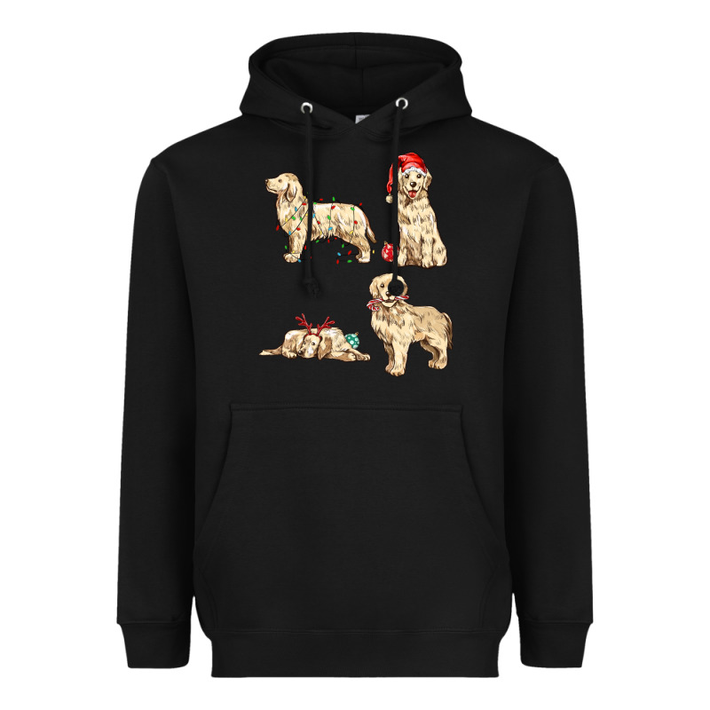 Christmas Dogs Heavyweight Hoodie by MaliasSmallBusiness | Teevron