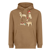 Toasted Coconut christmas dogs Heavyweight Hoodie - MaliasSmallBusiness