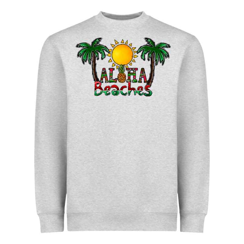 Aloha Beaches Heavyweight Sweatshirt by CowhideDigitalArt | Teevron