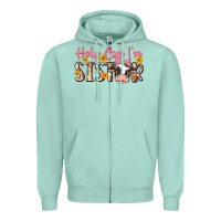 Seafoam holy cow i'm sister Zipper Hoodie - MaliasSmallBusiness