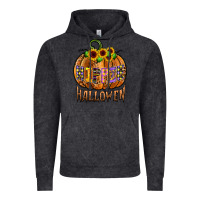 Vintage Black hippie halloween Vintage Hoodie - CowhideDigitalArt