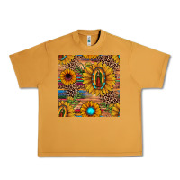 Peanut Butter our lady of guadalupe sunflower  seamless pattern Urban Heavy Tee - JahusDesignShop