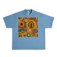 Pebble Blue our lady of guadalupe sunflower  seamless pattern Urban Heavy Tee - JahusDesignShop